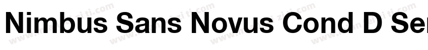 Nimbus Sans Novus Cond D Semi Bold字体转换